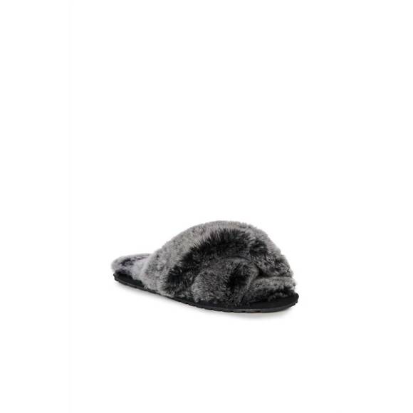 NEW EMU AUSTRALIA mayberry frost slipper in black - Picture 1 of 4